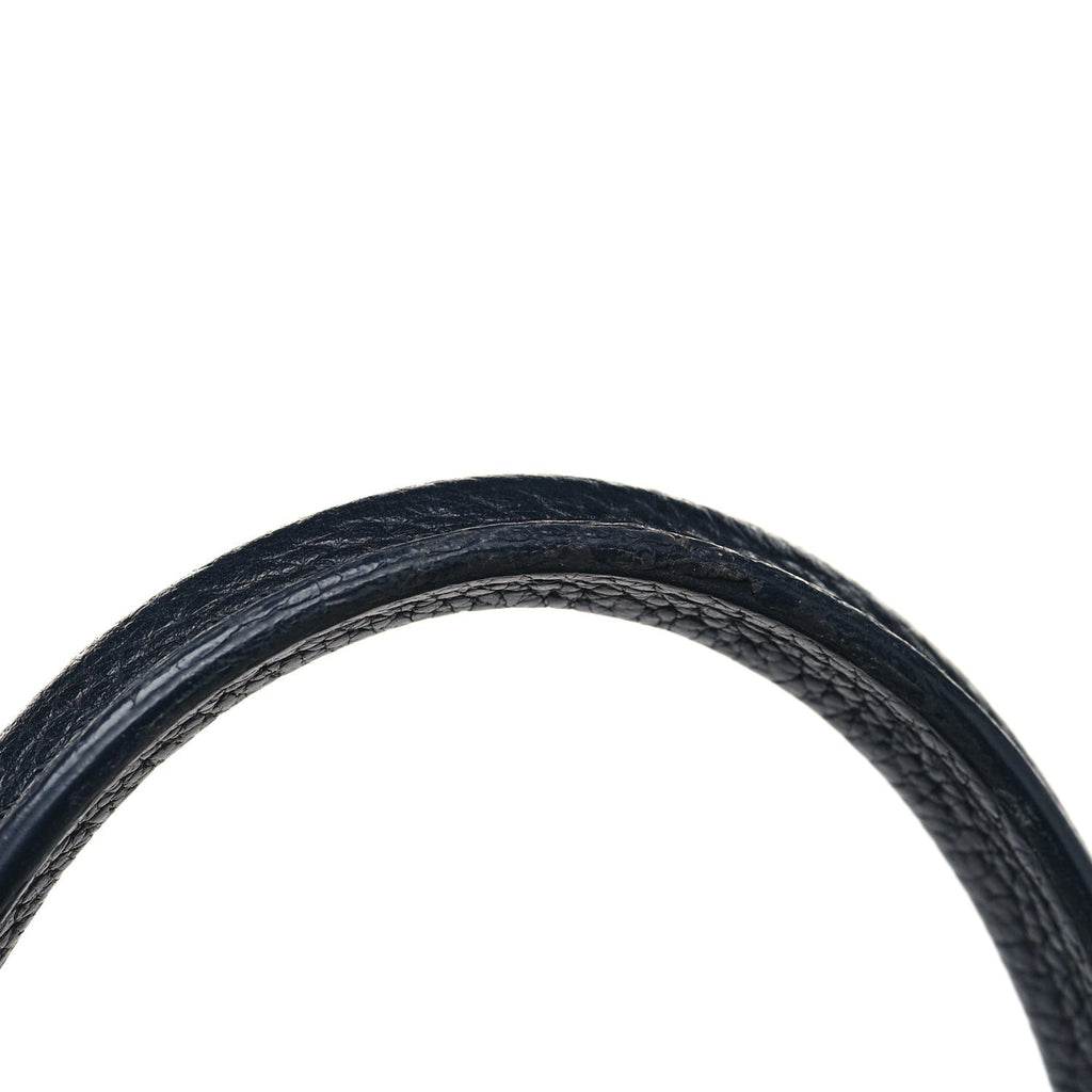 Grained Calfskin Soft Margaux 10 Navy