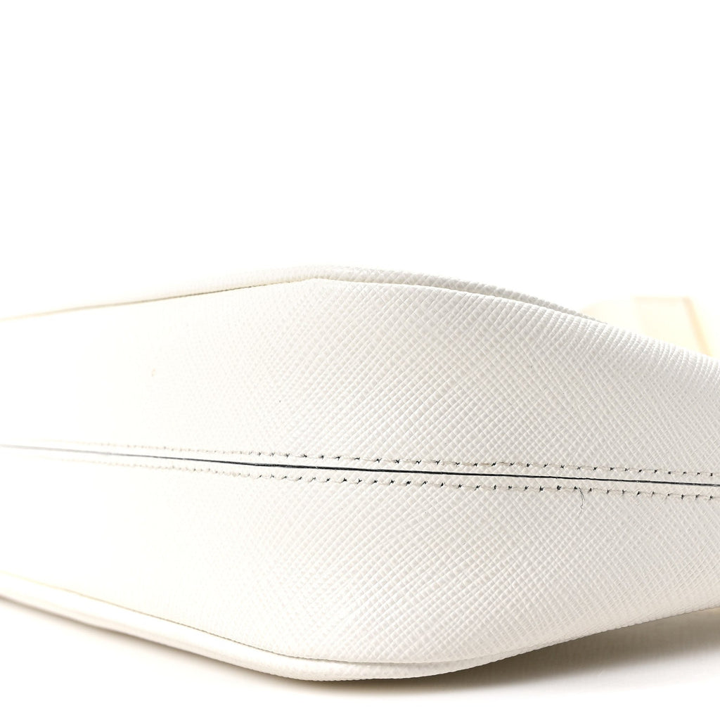 Saffiano Re-Edition 2005 Shoulder Bag White
