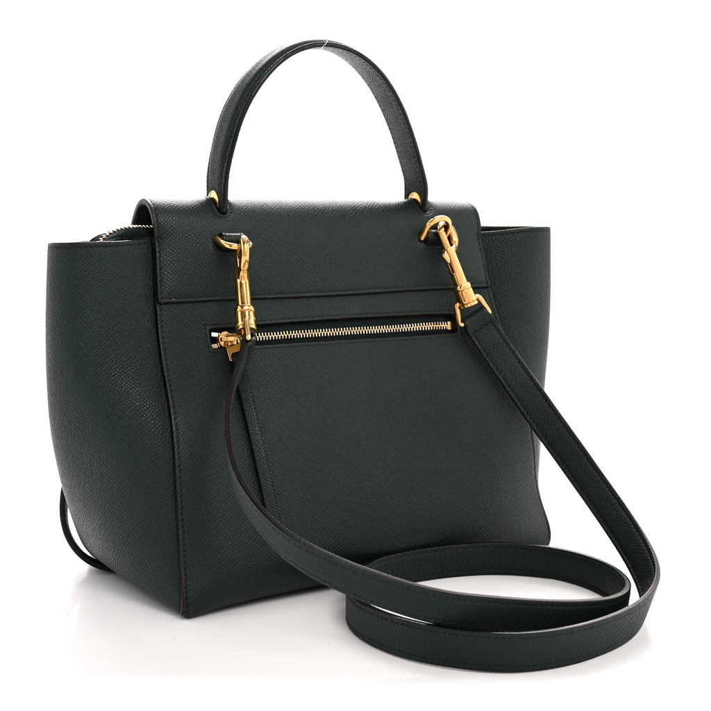 Grained Calfskin Micro Belt Bag Amazone