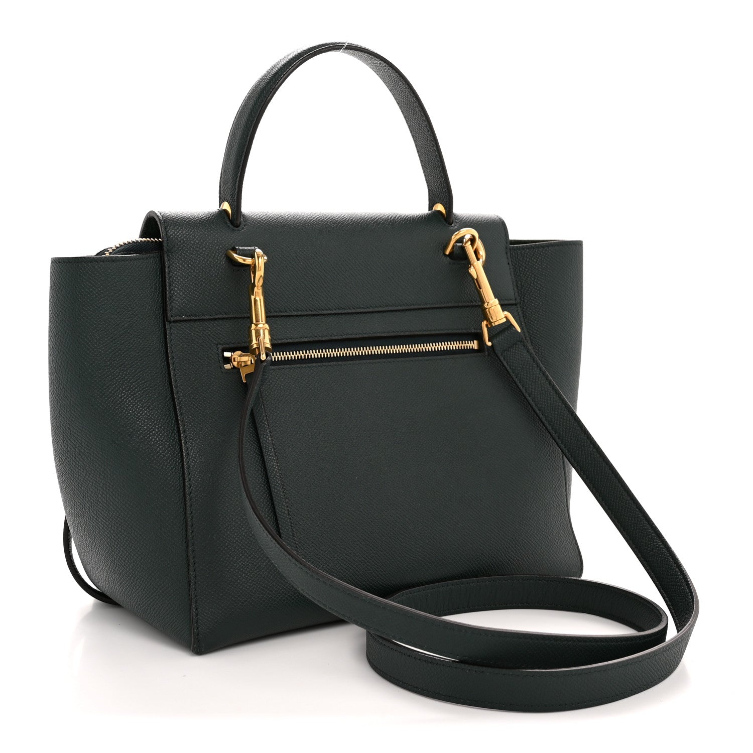 Grained Calfskin Micro Belt Bag Amazone