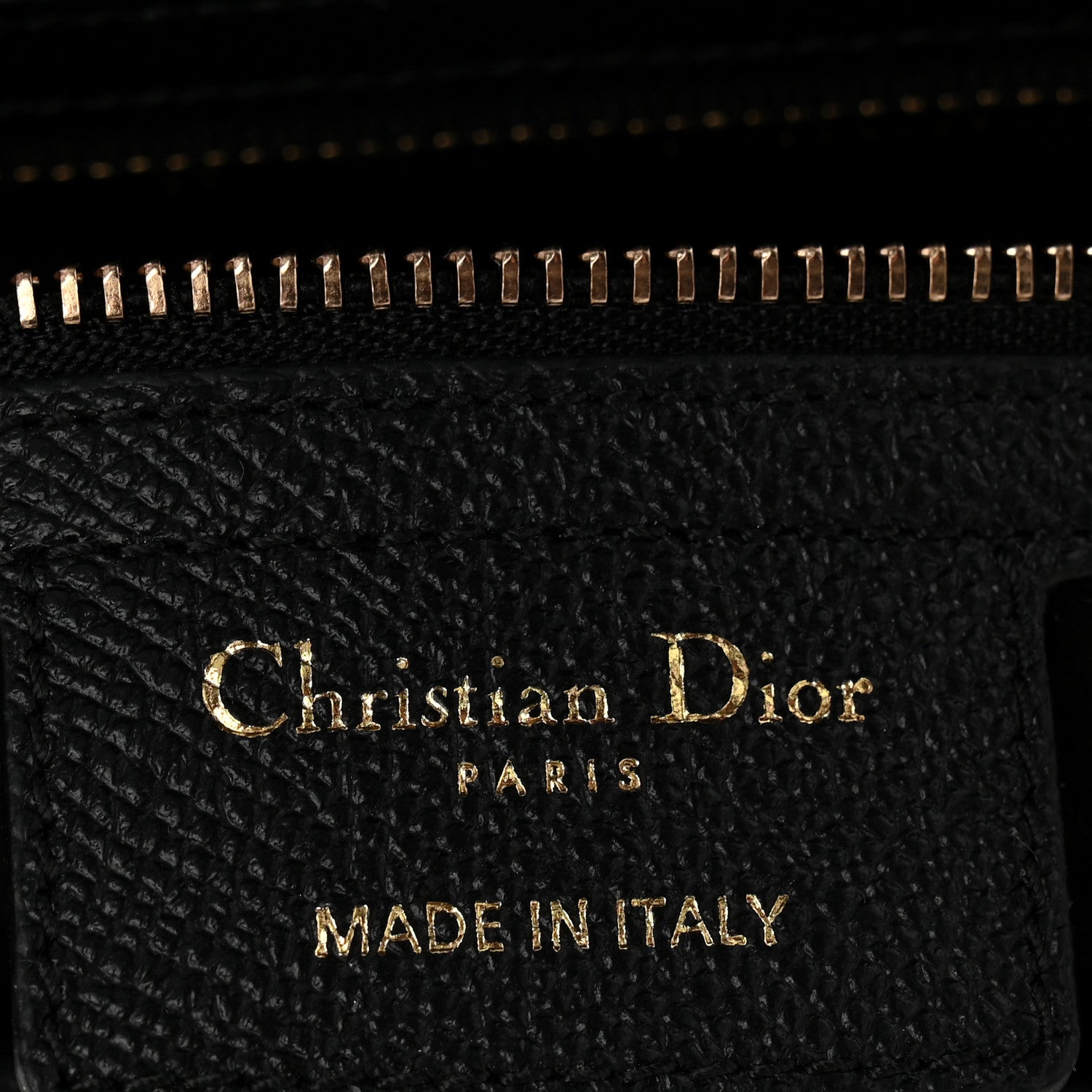Grained Calfskin Saddle Bag With Strap Black