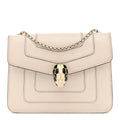Calfskin Small Serpenti Forever Crossbody Bag White Agate