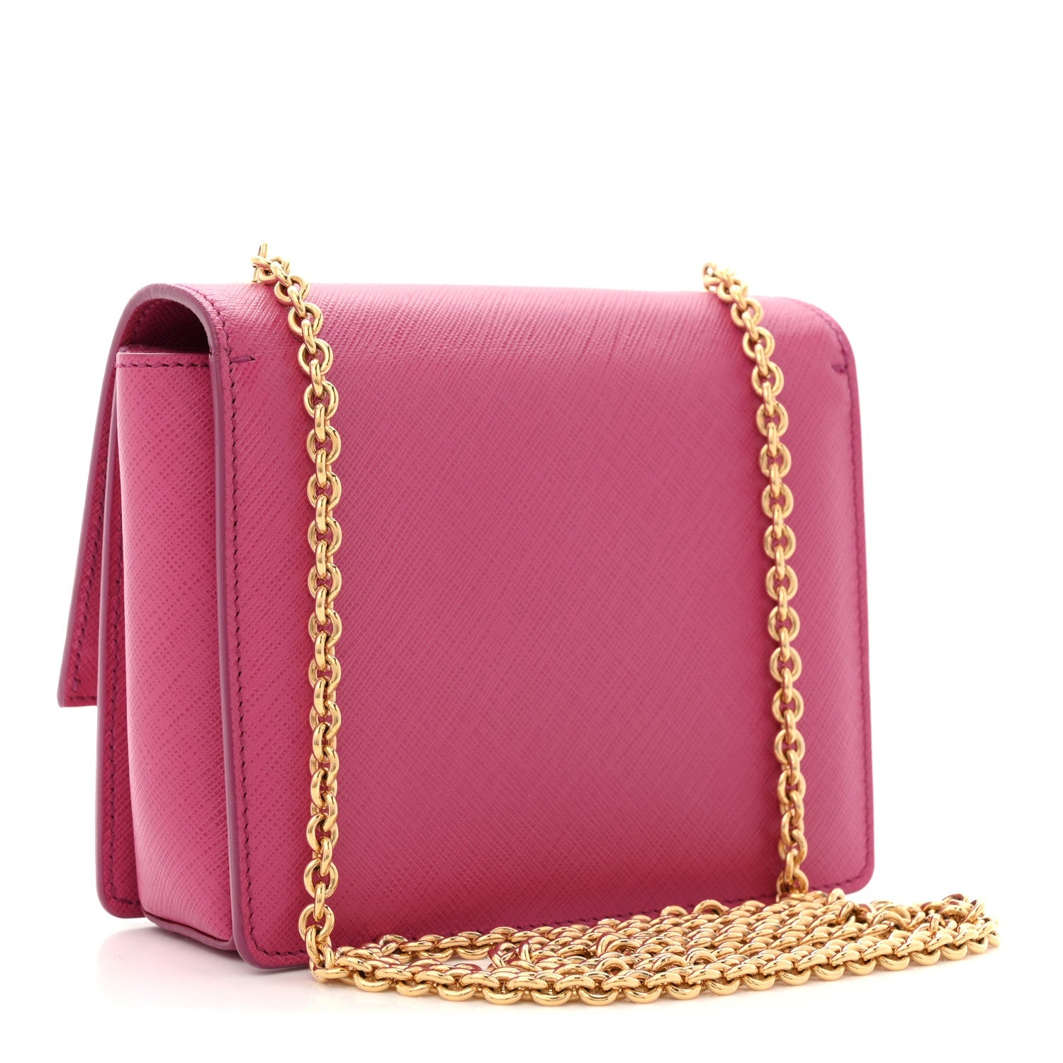 Hammered Calfskin Mini Vara Bow Crossbody Bag Agata Rosa