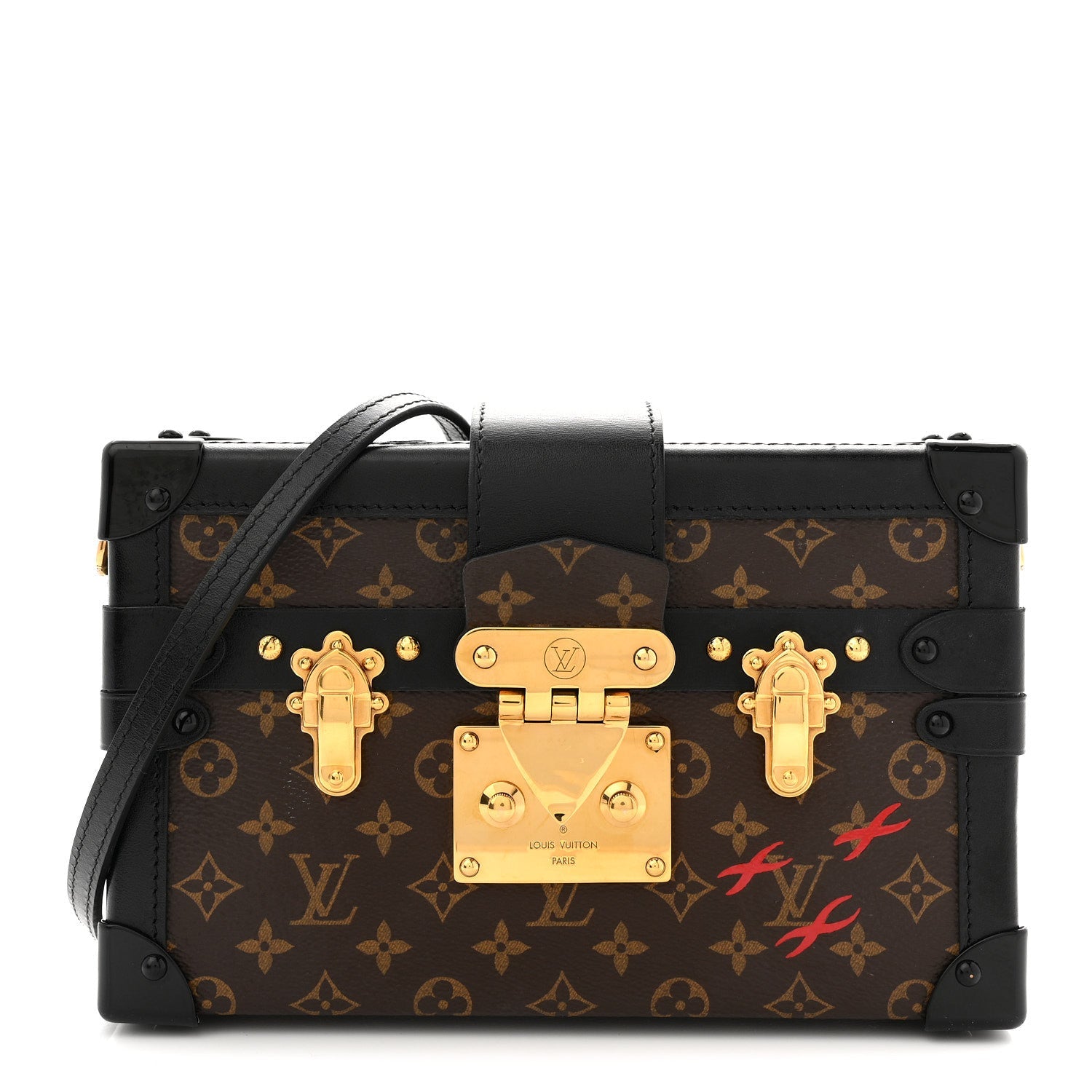 Monogram Petite Malle Black