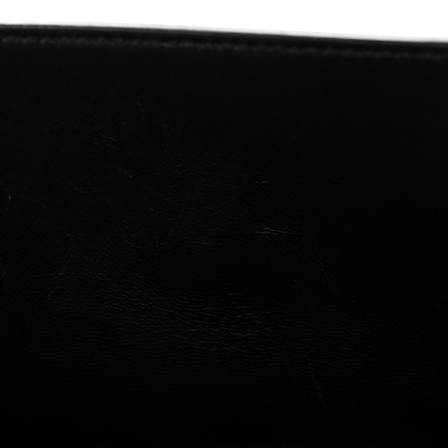 Grained Calfskin Small Hourglass Sling Shoulder Bag Black