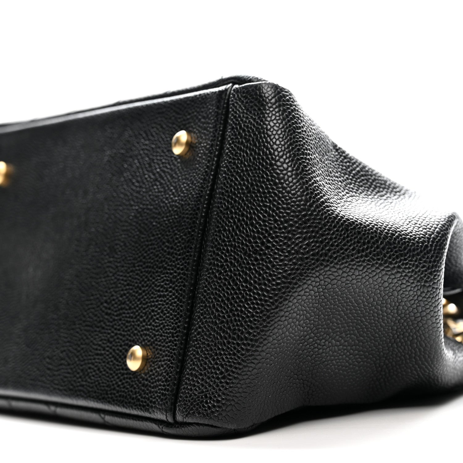 Caviar Quilted Petit Timeless Tote PTT Black