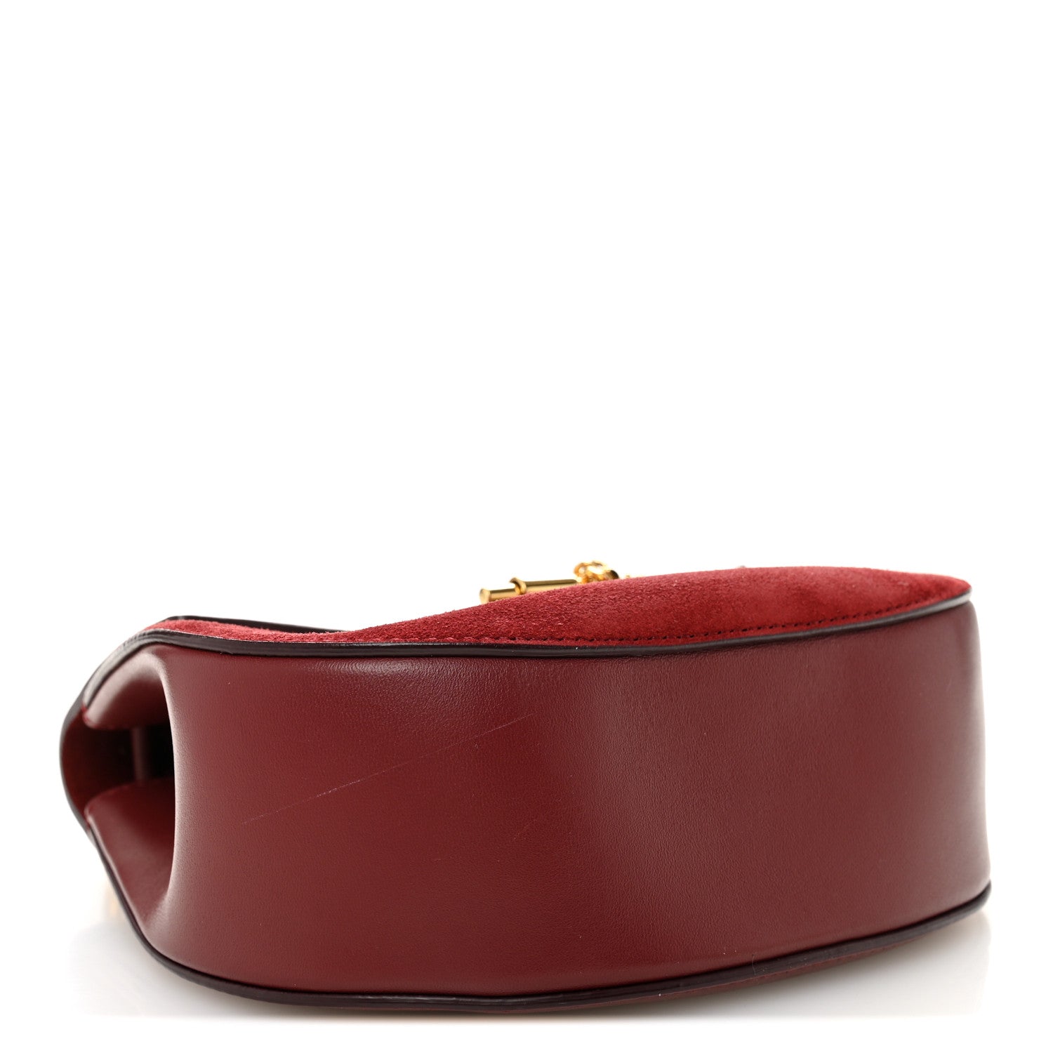 Smooth Calfskin Mini Drew Shoulder Bag  Wine Purple
