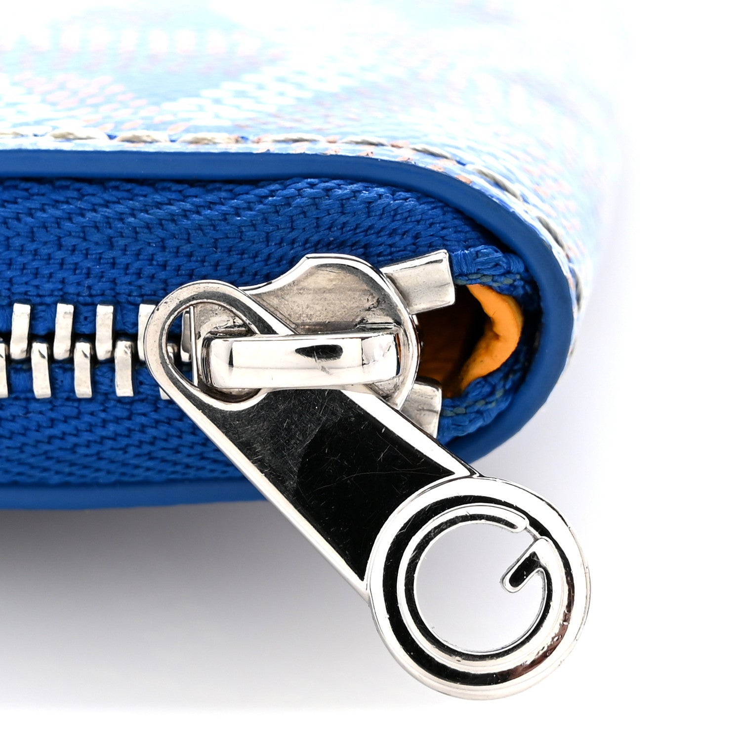 Goyardine Matignon PM Wallet Blue