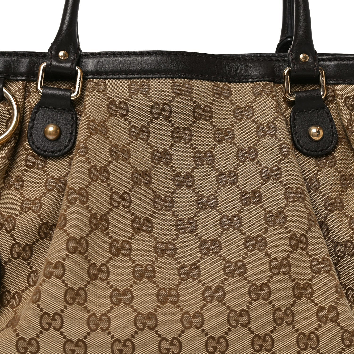 Monogram Medium Sukey Tote Dark Brown