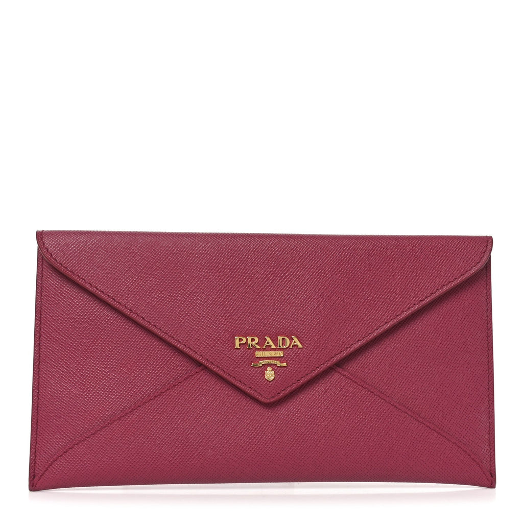 Saffiano Metal Envelope Wallet Ibisco