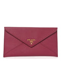 Saffiano Metal Envelope Wallet Ibisco