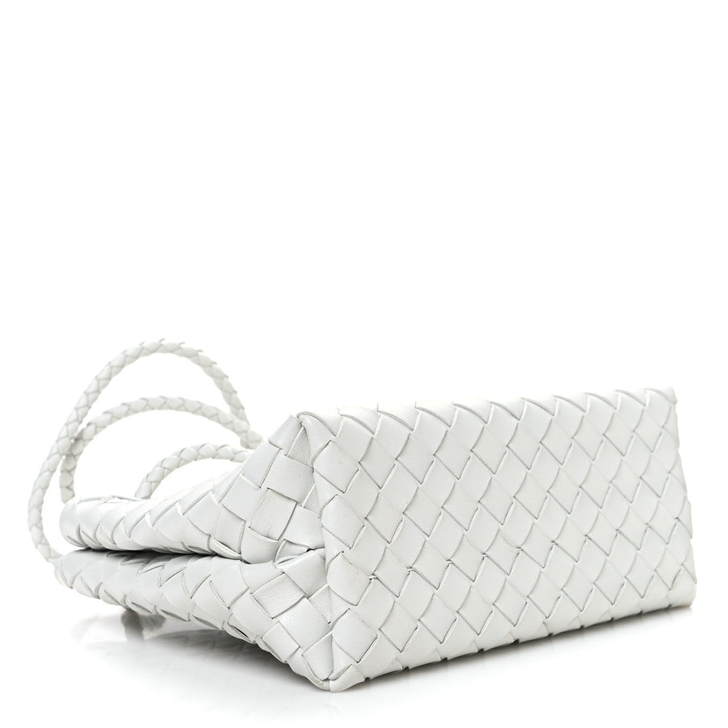 Nappa Intrecciato Small Andiamo Shoulder Bag Hoarfrost