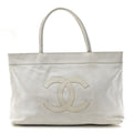 Caviar CC Timeless Tote White
