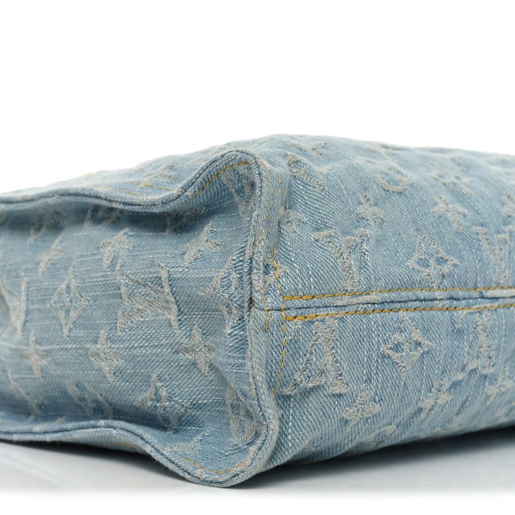 Monogram Washed Denim Let Go PM Sky Blue