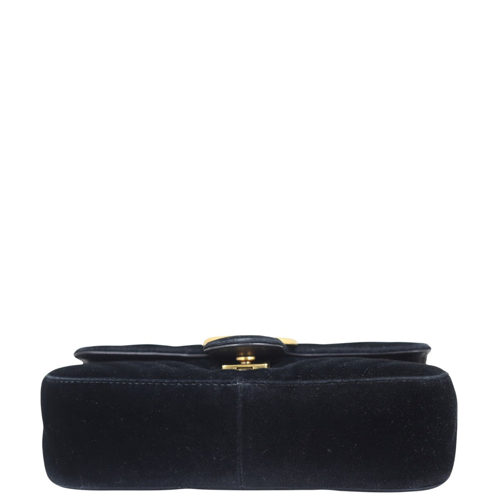Gucci GG Marmont Velvet Mini Shoulder Bag
