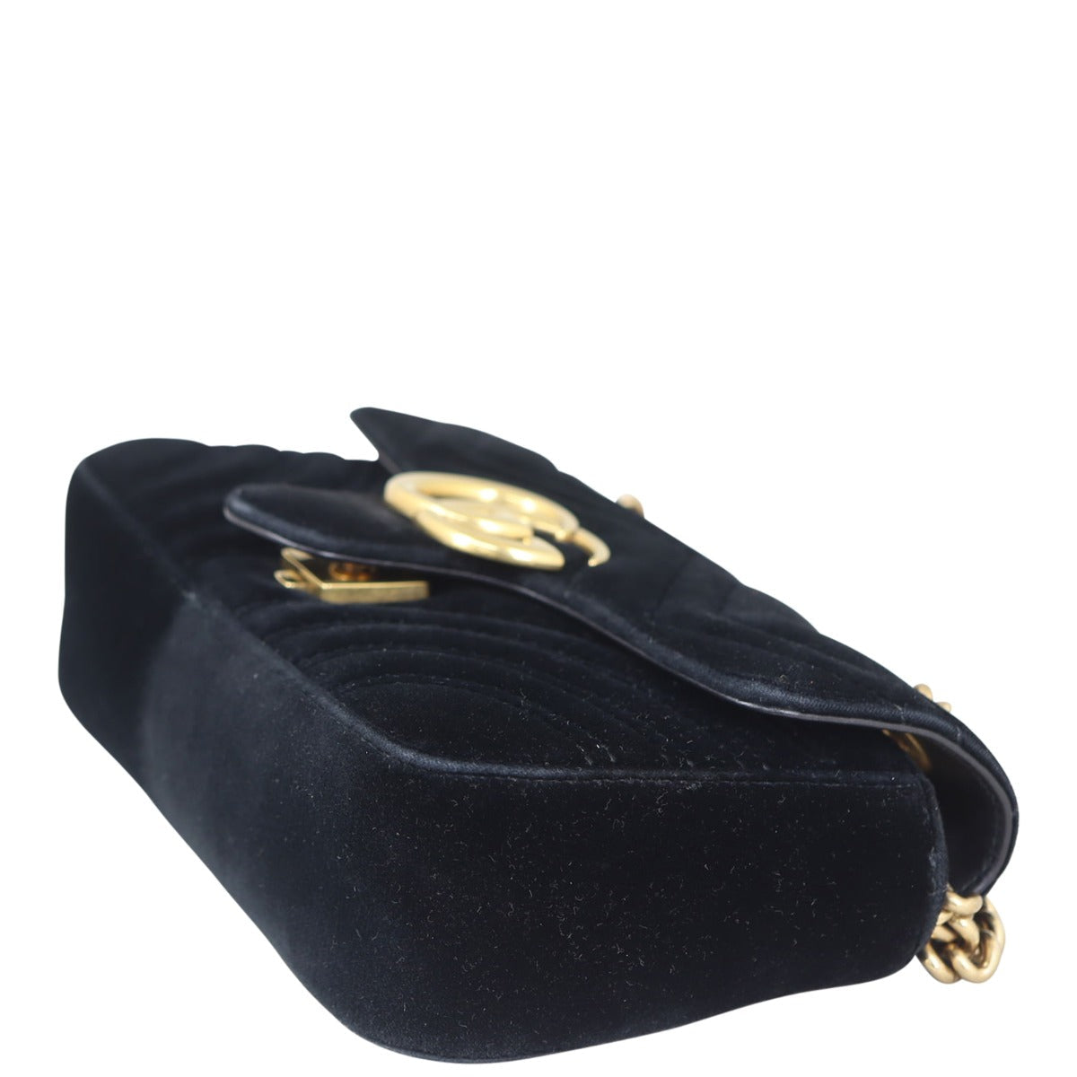 Gucci GG Marmont Velvet Mini Shoulder Bag