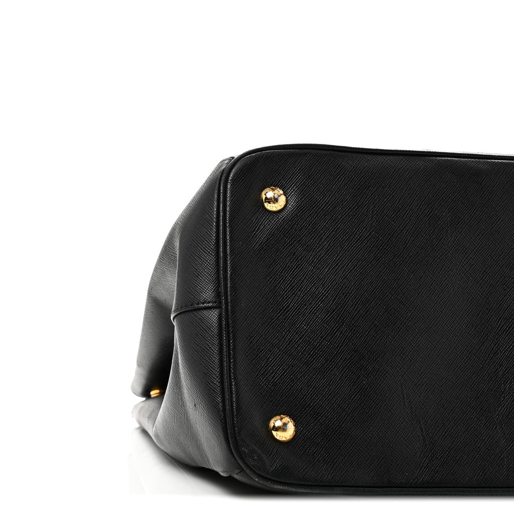 Saffiano Lux Large Tote Black