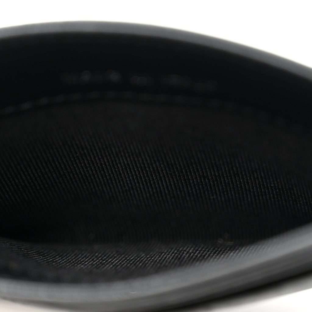 Lambskin Chevron Quilted  Holder So Black