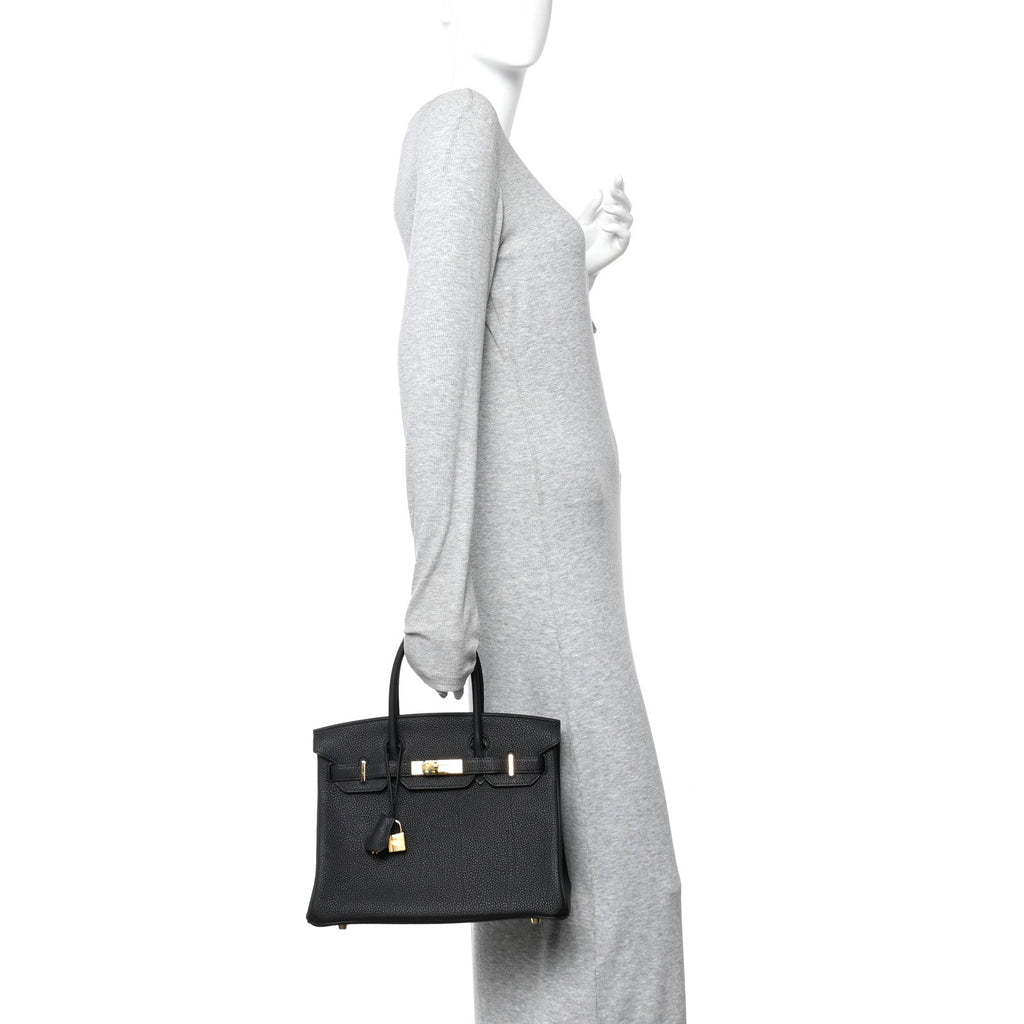 Togo Birkin 30 Black