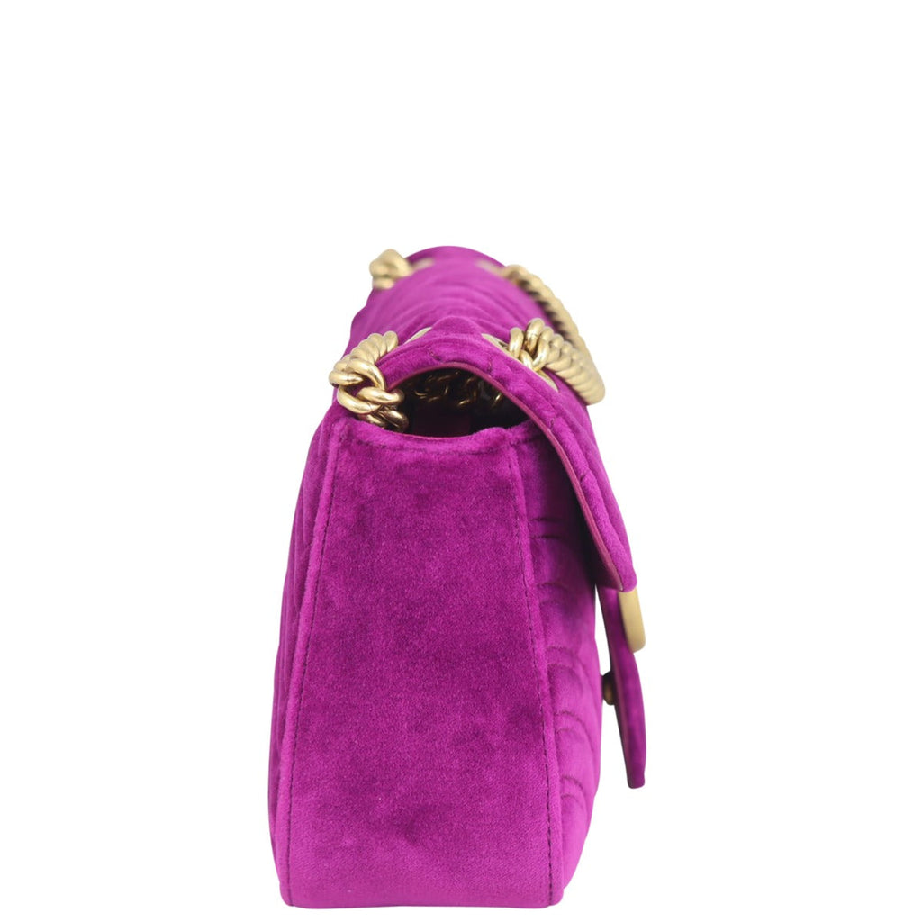 Gucci GG Marmont Velvet Small Shoulder Bag