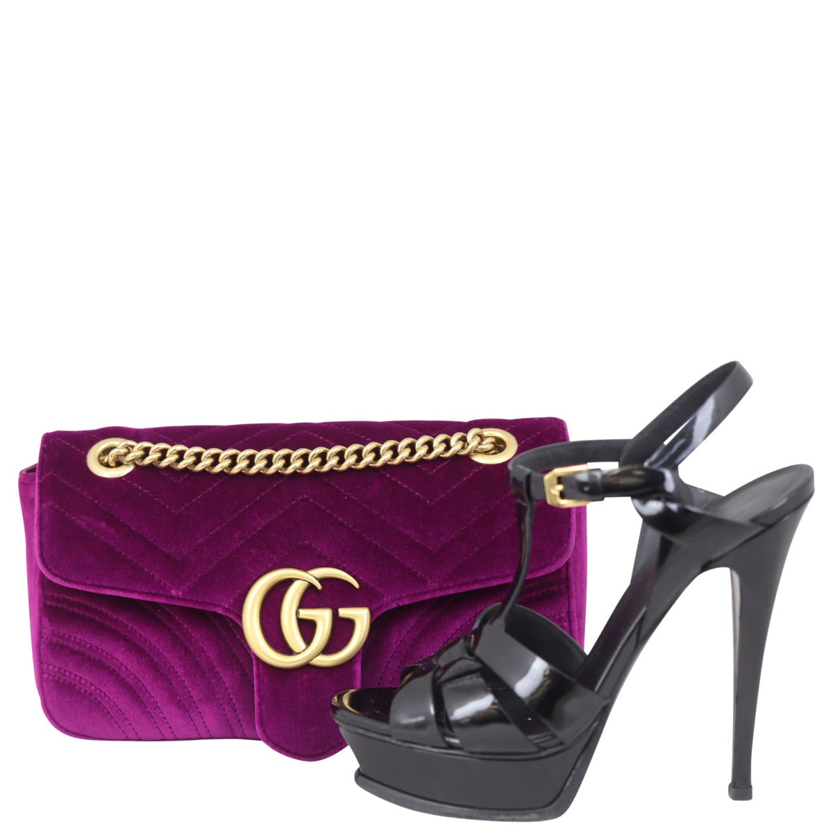Gucci GG Marmont Velvet Small Shoulder Bag