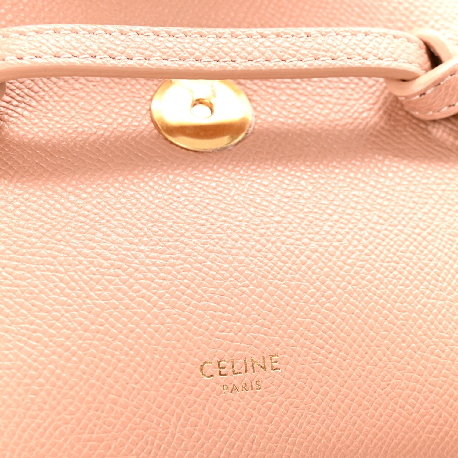 Grained Calfskin Micro Belt Bag Vintage Pink