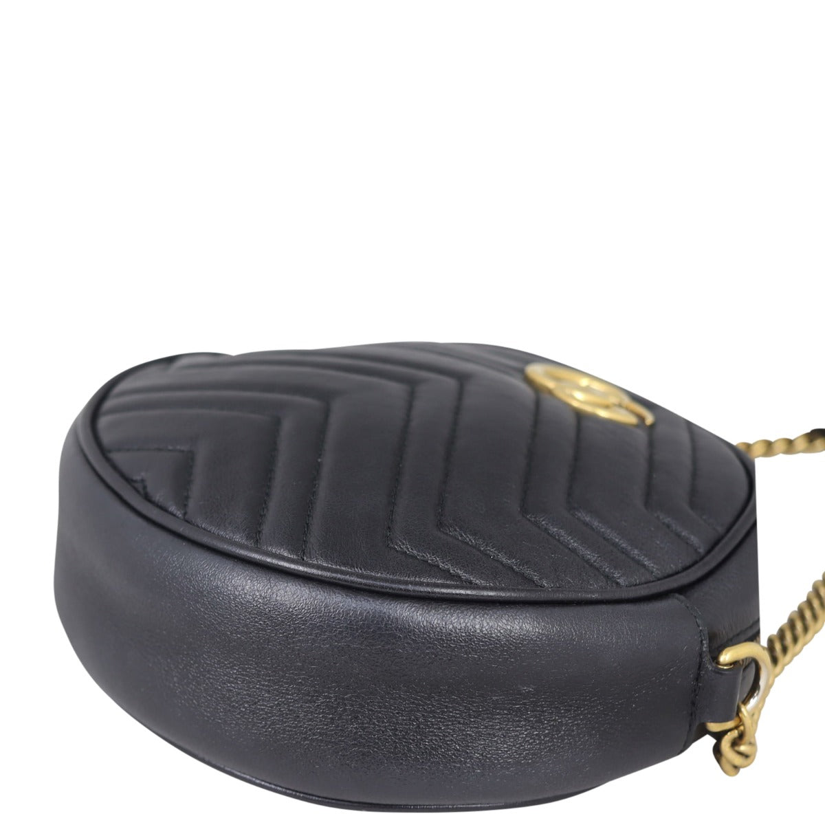 Gucci GG Marmont Round Chain Shoulder Bag