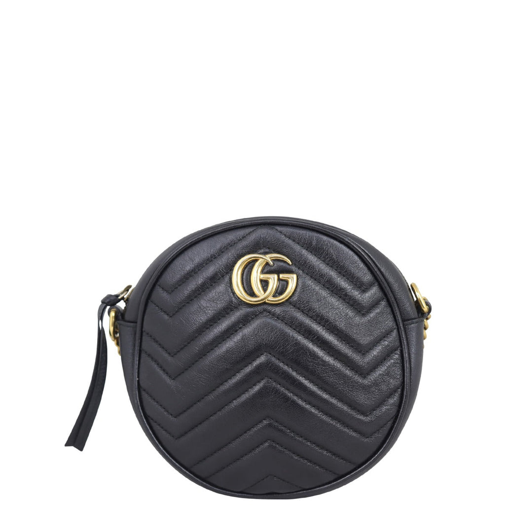 Gucci GG Marmont Round Chain Shoulder Bag