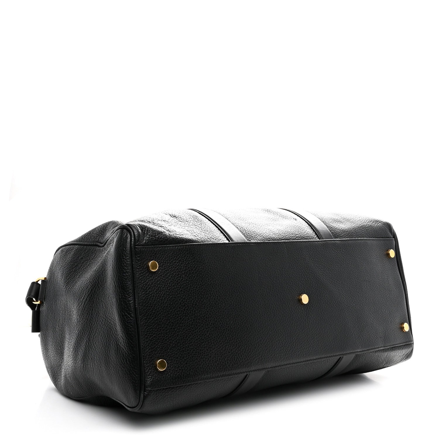 Calfskin Buckley Duffle Bag Black