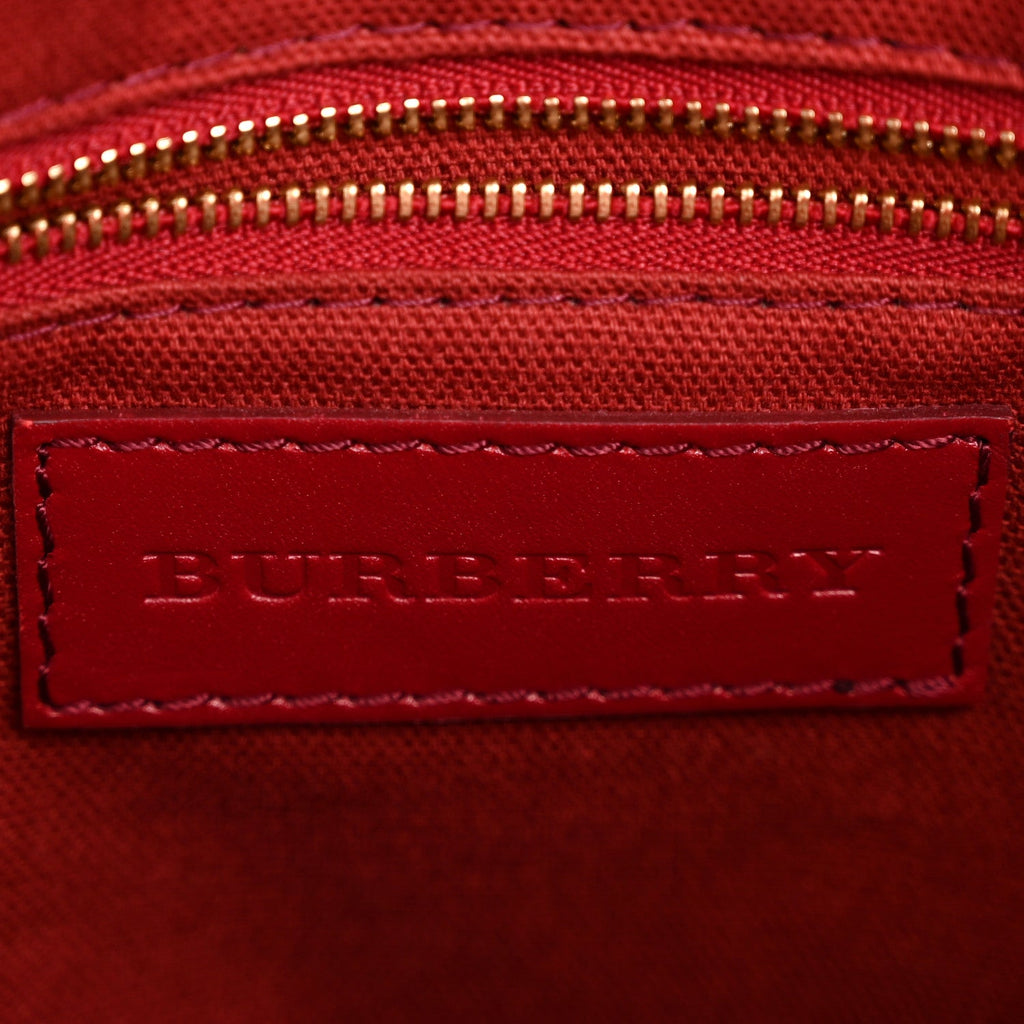 Haymarket Check Small Salisbury Tote Military Red