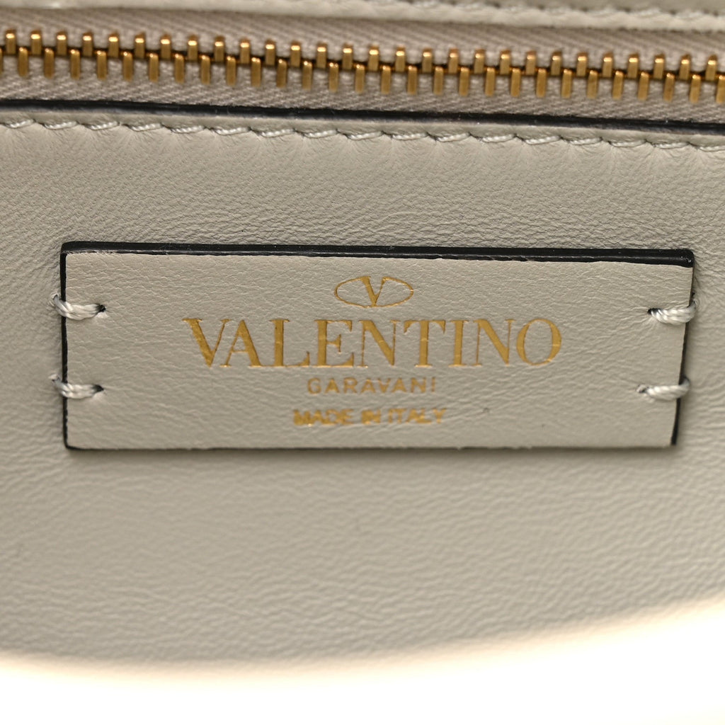 Nappa Medium Roman Stud Shoulder Bag Ivory