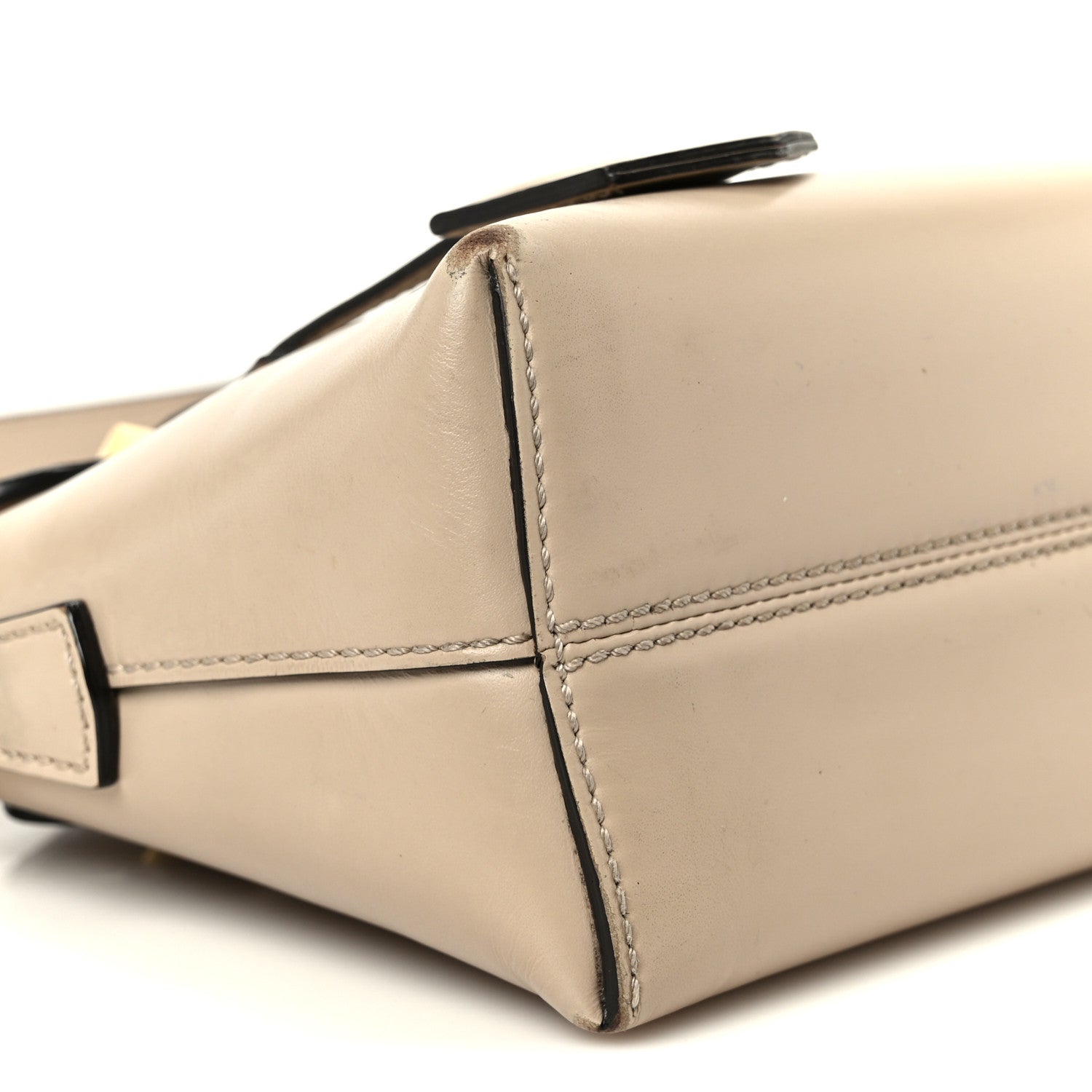 Vitello King Logo Embossed Mini By The Way Boston Bag Nuvola