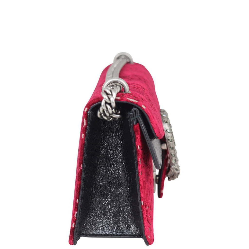 Gucci Dionysus GG Velvet Small Shoulder Bag