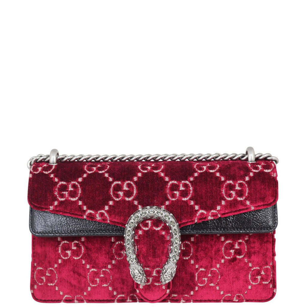 Gucci Dionysus GG Velvet Small Shoulder Bag