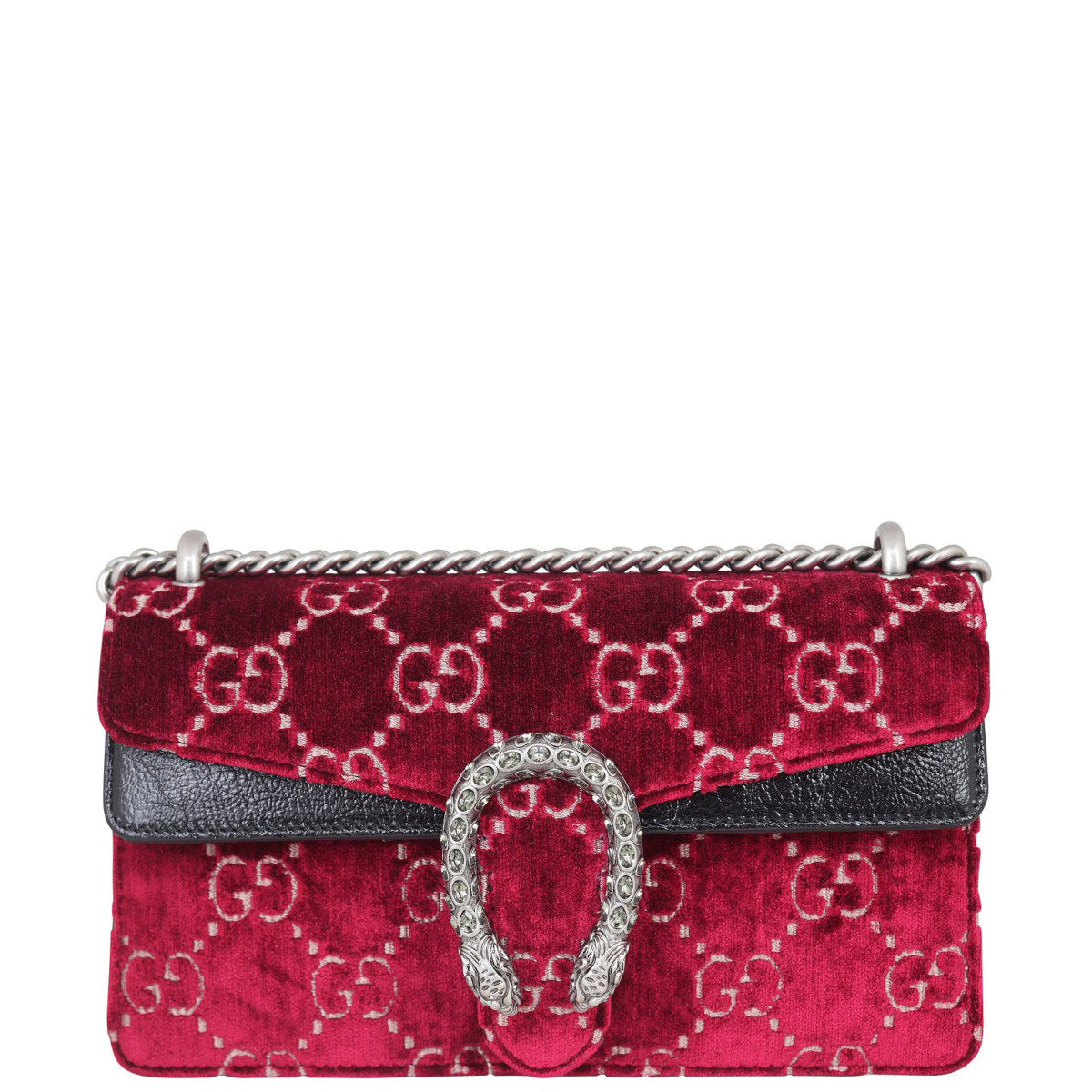 Gucci Dionysus GG Velvet Small Shoulder Bag