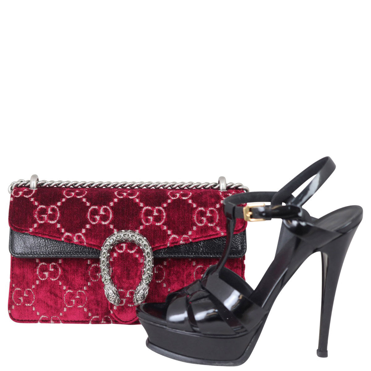 Gucci Dionysus GG Velvet Small Shoulder Bag