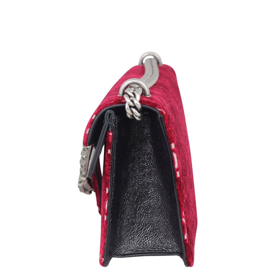 Gucci Dionysus GG Velvet Small Shoulder Bag