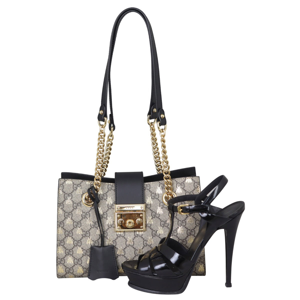 Gucci GG Supreme Bees Small Padlock Tote