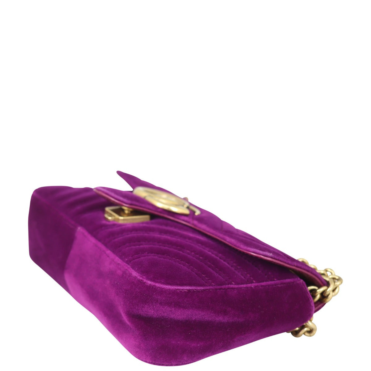 Gucci GG Marmont Velvet Mini Shoulder Bag