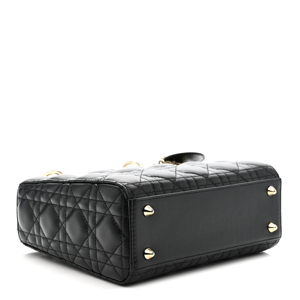 Lambskin Cannage Small My ABCDior Lady Dior Black