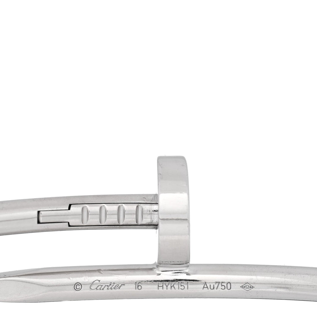 18K White Gold Juste Un Clou Bracelet 16