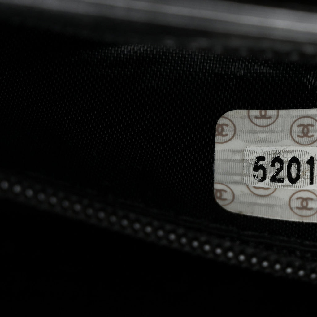 Patent Small Kelly Flap Bag Black