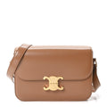 Shiny Calfskin Medium Triomphe Bronze
