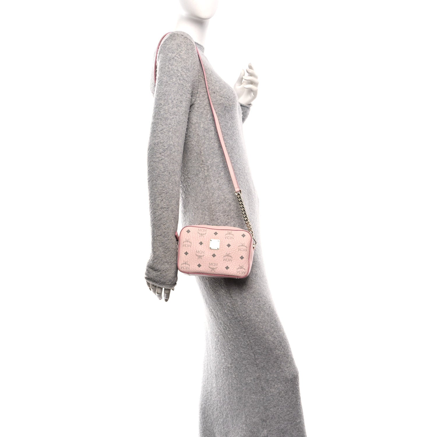 Visetos Camera Crossbody Bag Powder Pink