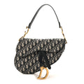 Oblique Saddle Bag Blue