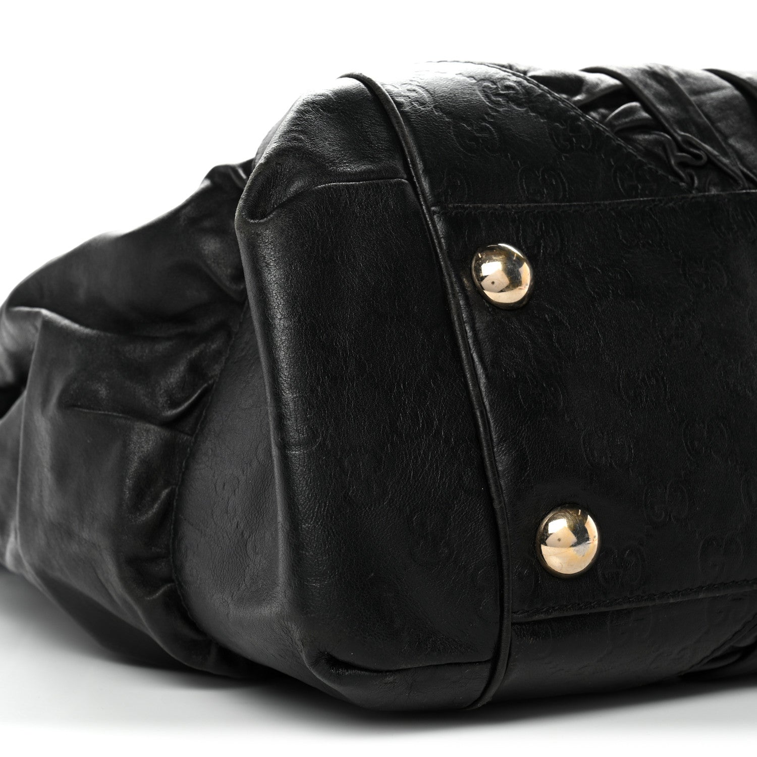 Calfskin Guccissima Full Moon Tote Black