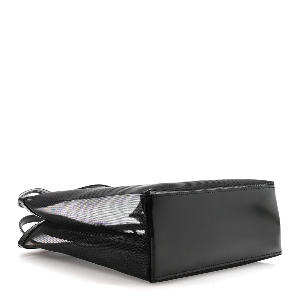 Mesh Small Tote Bag Black