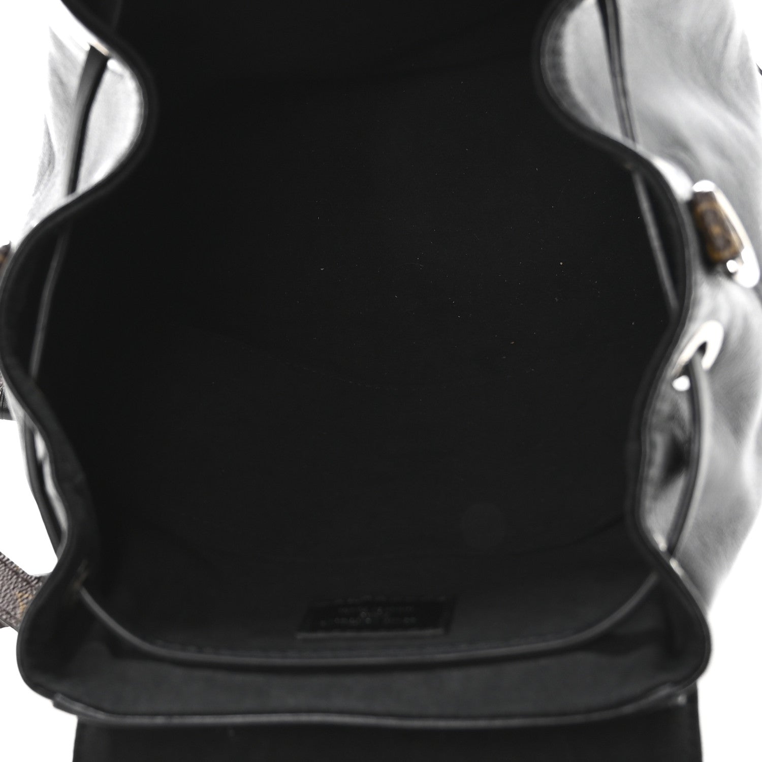 Lambskin Monogram Montsouris Vibe PM Black