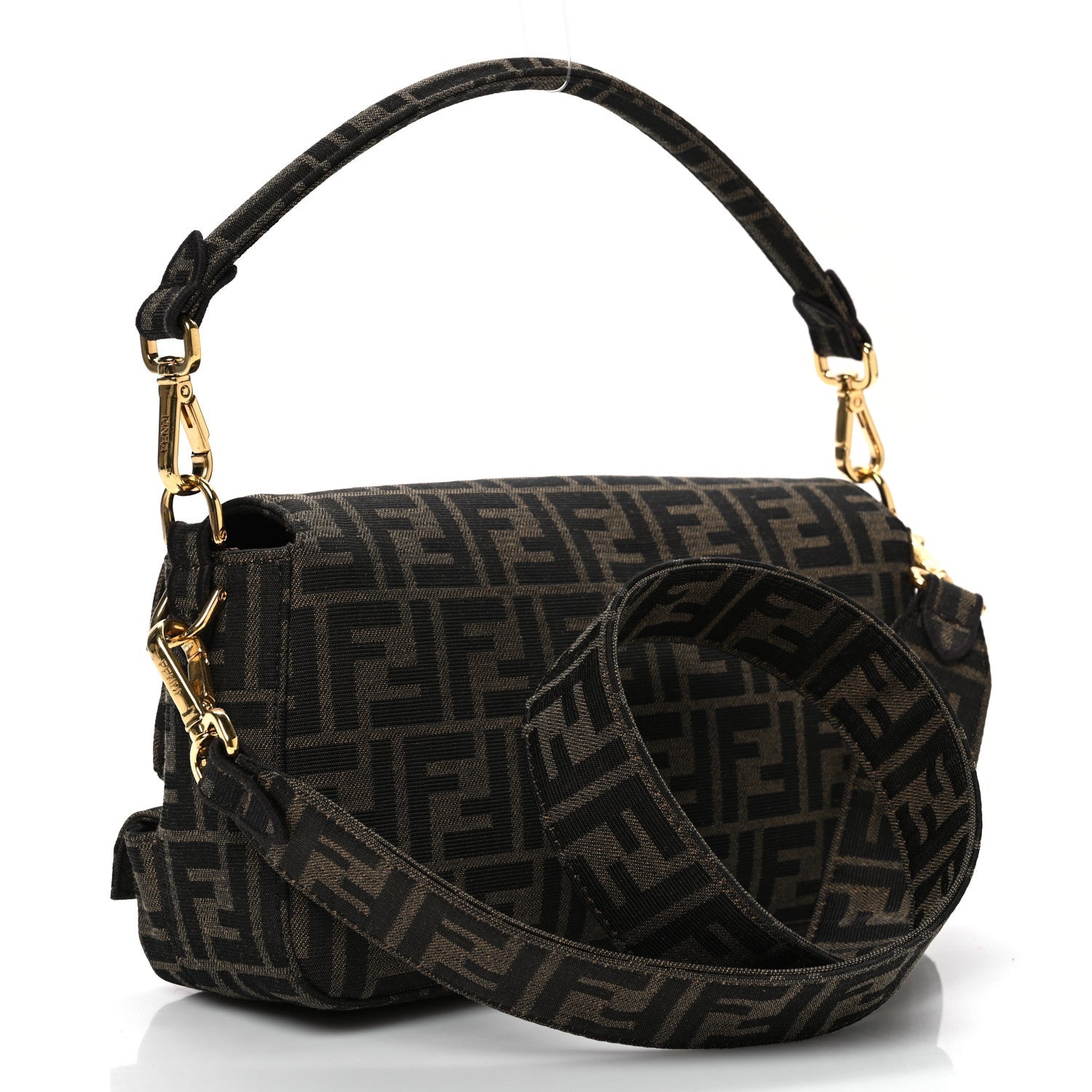 Fabric Jacquard FF 1974 Multipocket Baguette Tobacco Moro