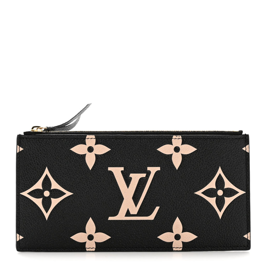 Empreinte Monogram Giant Crafty Pochette Felicie Zippered Insert Black